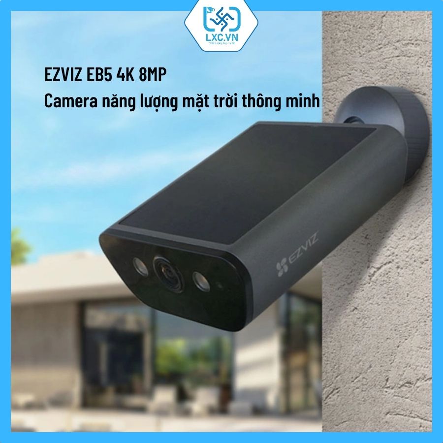 Camera Wifi dùng pin năng lượng mặt trời EZVIZ EB5 4K 8MP  I Chính hãng